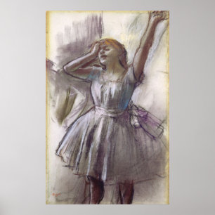 Edgar Degas Dancer Stretching Poster