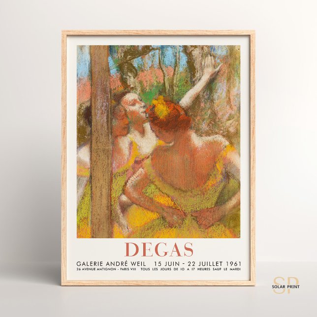 Edgar Degas Dancers Artwork Ballet Movement Elegan Poster (Von Creator hochgeladen)