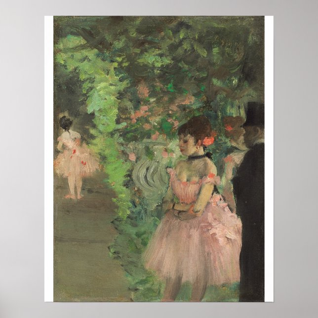 Edgar Degas | Dancers Backstage, 1876-1883 Poster (Vorne)