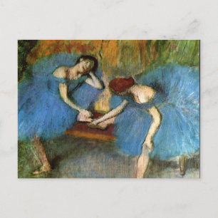 Edgar Degas Dancing Ballerinas Fine Art Art Postkarte