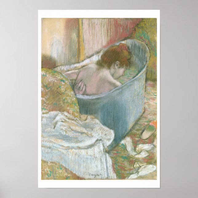 Edgar Degas | Das Bad Poster (Vorne)