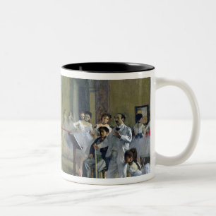 Edgar Degas   das Tanz-Foyer Zweifarbige Tasse