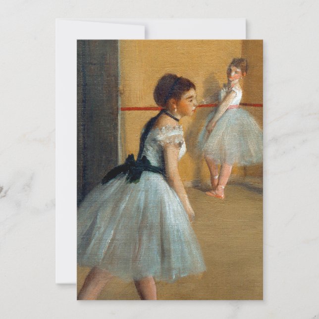 Edgar Degas Das Tanzfoyer der Oper Ankündigung (Vorderseite)