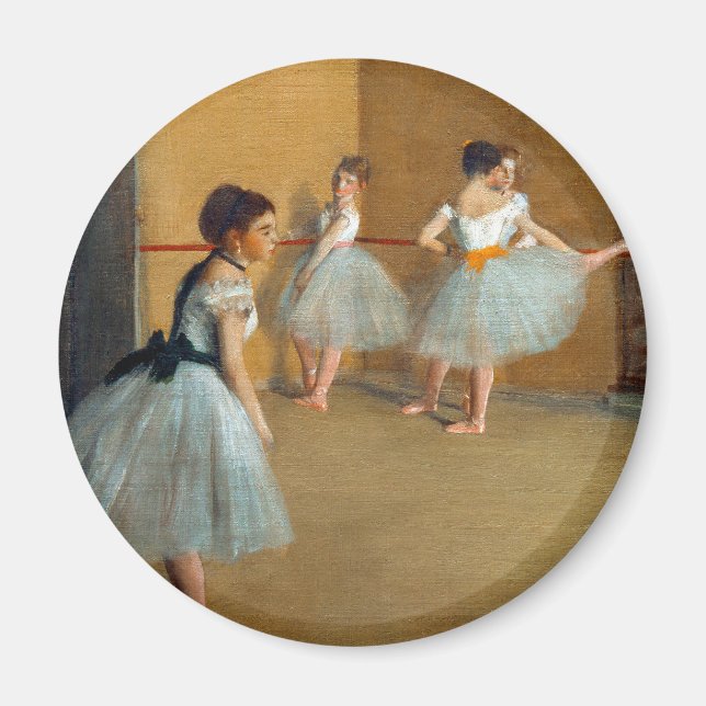 Edgar Degas Das Tanzfoyer der Oper Magnet (Vorne)