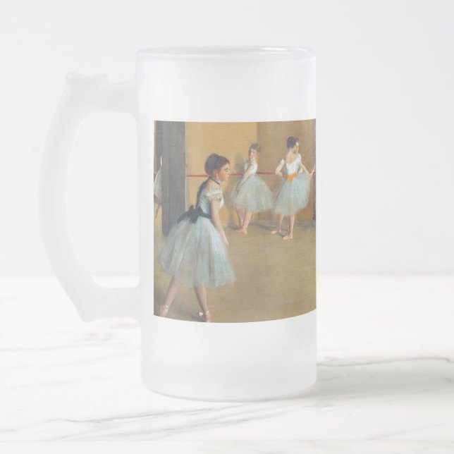 Edgar Degas Das Tanzfoyer der Oper Mattglas Bierglas (Links)