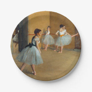 Edgar Degas Das Tanzfoyer der Oper Pappteller