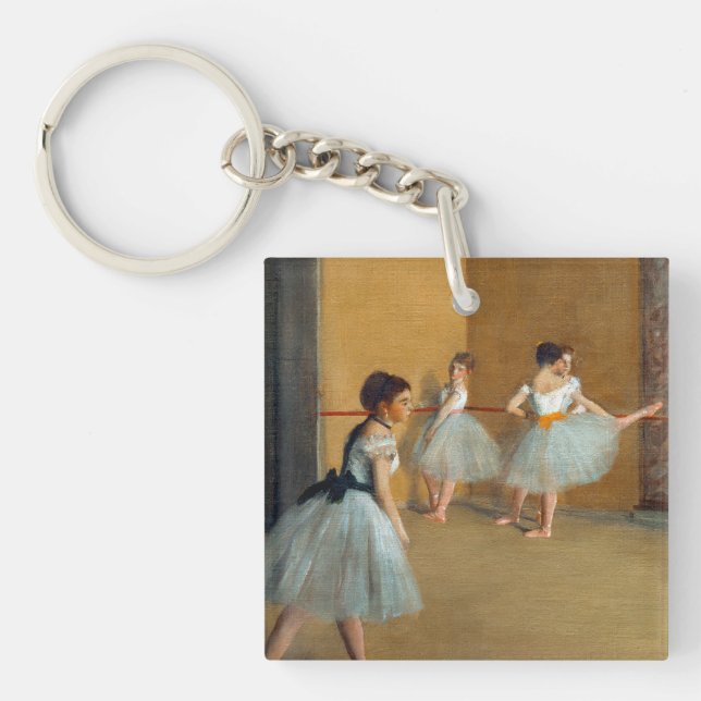 Edgar Degas Das Tanzfoyer der Oper Schlüsselanhänger (Vorderseite)