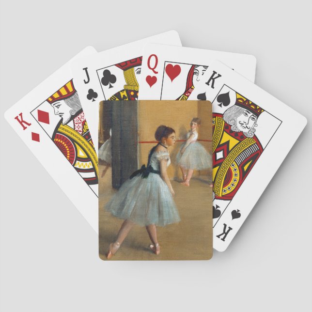 Edgar Degas Das Tanzfoyer der Oper Spielkarten (Rückseite)