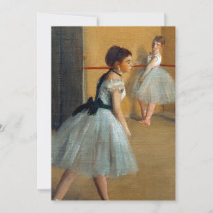 Edgar Degas Das Tanzfoyer in der Oper Einladung