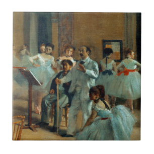 Edgar Degas Das Tanzfoyer in der Oper Fliese
