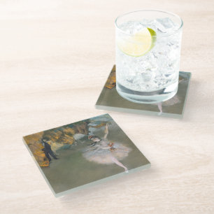 Edgar Degas Der Star oder Tänzer auf der Bühne Glasuntersetzer