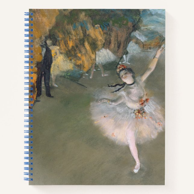 Edgar Degas | Der Star oder Tänzer auf der Bühne Notizbuch (Vorderseite)