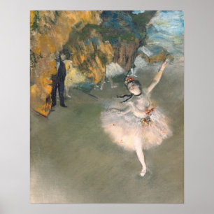Edgar Degas   Der Star oder Tänzer auf der Bühne Poster