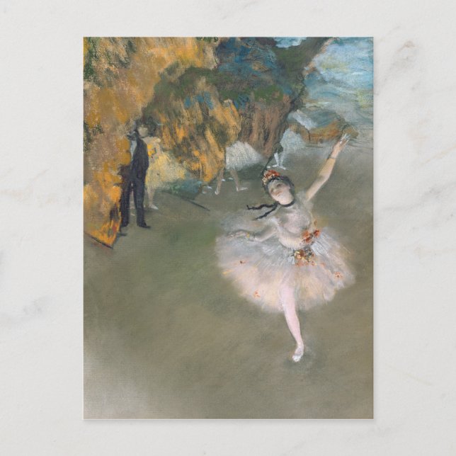Edgar Degas | Der Star oder Tänzer auf der Bühne Postkarte (Vorderseite)