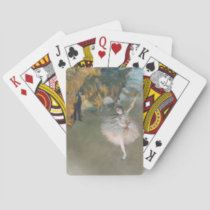 Edgar Degas Der Star oder Tänzer auf der Bühne Spielkarten