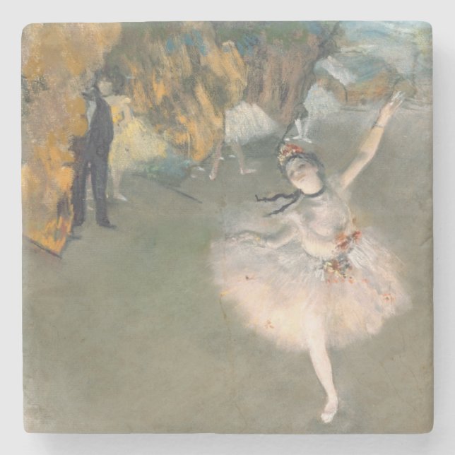 Edgar Degas | Der Star oder Tänzer auf der Bühne Steinuntersetzer (Vorderseite)