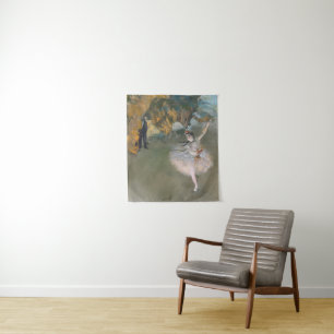 Edgar Degas   Der Star oder Tänzer auf der Bühne Wandteppich