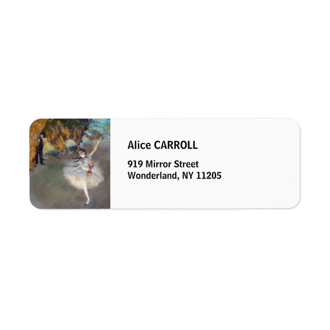 Edgar Degas - Der Star / Tänzer auf der Bühne (Vorne)