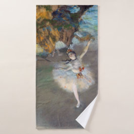 Edgar Degas - Der Star / Tänzer auf der Bühne Badhandtuch Set
