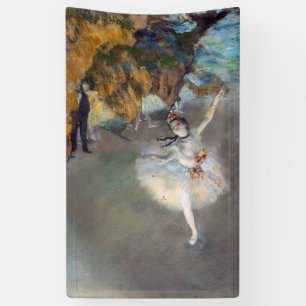 Edgar Degas - Der Star / Tänzer auf der Bühne Banner