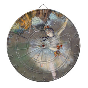 Edgar Degas - Der Star / Tänzer auf der Bühne Dartscheibe