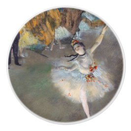 Edgar Degas - Der Star / Tänzer auf der Bühne Keramikknauf