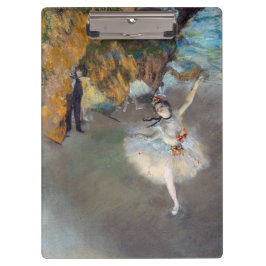 Edgar Degas - Der Star / Tänzer auf der Bühne Klemmbrett