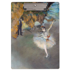 Edgar Degas - Der Star / Tänzer auf der Bühne Klemmbrett