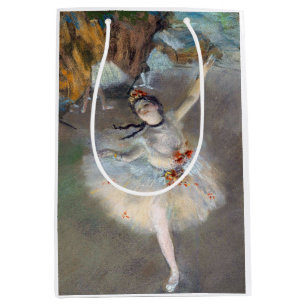 Edgar Degas - Der Star / Tänzer auf der Bühne Mittlere Geschenktüte