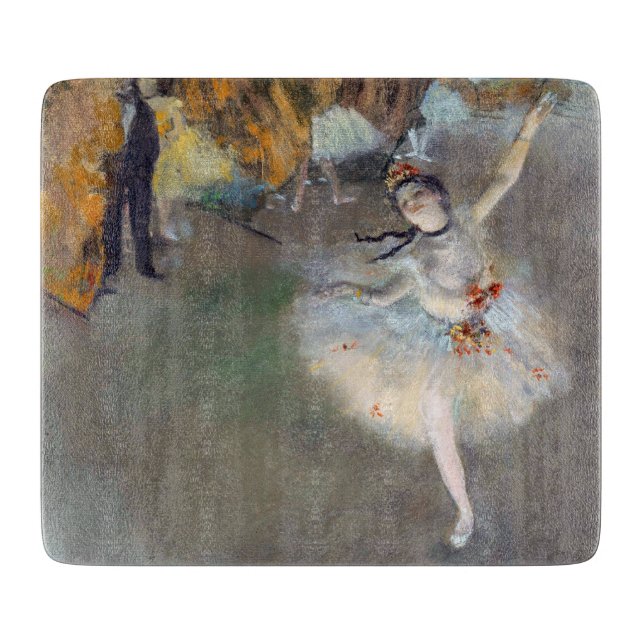 Edgar Degas - Der Star / Tänzer auf der Bühne Schneidebrett (Vorderseite)