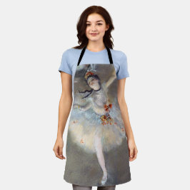 Edgar Degas - Der Star / Tänzer auf der Bühne Schürze