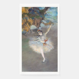 Edgar Degas - Der Star / Tänzer auf der Bühne Serviette