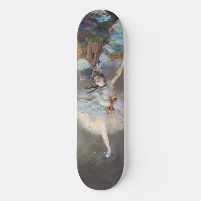 Edgar Degas - Der Star / Tänzer auf der Bühne Skateboard (Vorderseite)