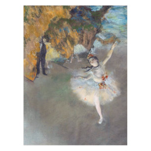 Edgar Degas - Der Star / Tänzer auf der Bühne Tischdecke