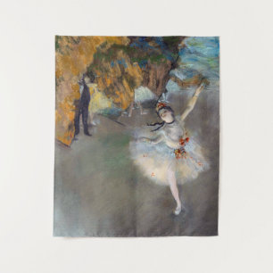 Edgar Degas - Der Star / Tänzer auf der Bühne Wandteppich