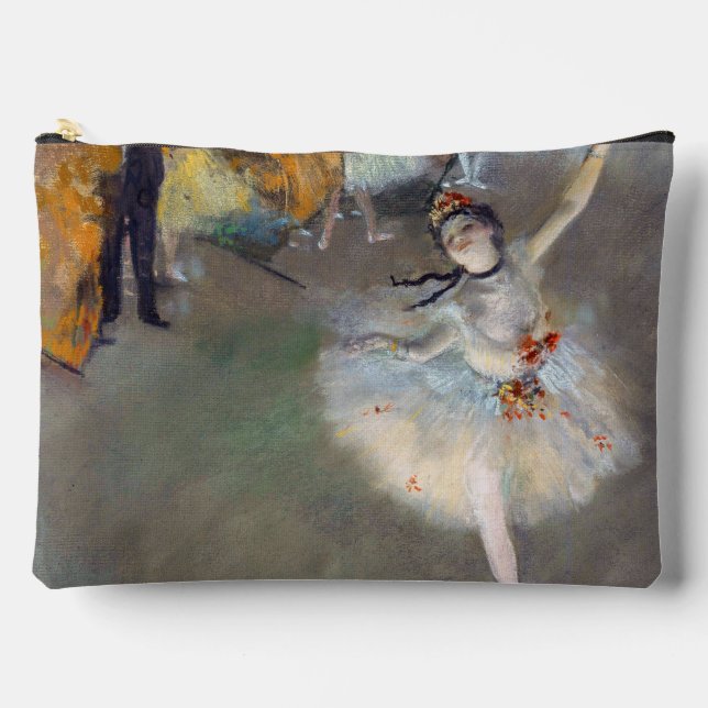 Edgar Degas - Der Star / Tänzer auf der Bühne Zubehörtasche (Vorderseite)