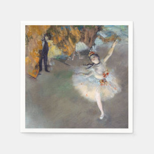 Edgar Degas - Der Stern / Tänzerin auf der Bühne Serviette