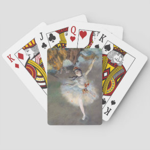 Edgar Degas - Der Stern / Tänzerin auf der Bühne Spielkarten