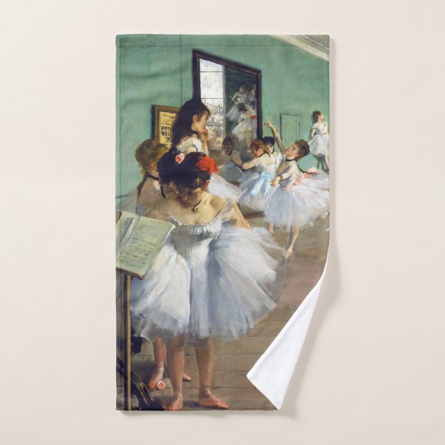 Edgar Degas - Der Tanzunterricht Badhandtuch Set (Handtuch)