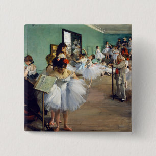 Edgar Degas - Der Tanzunterricht Button