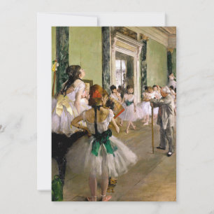 Edgar Degas Der Tanzunterricht Einladung