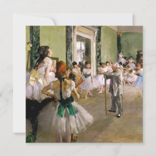 Edgar Degas Der Tanzunterricht Einladung