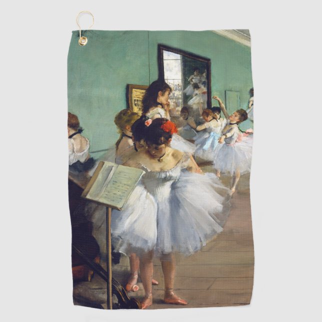 Edgar Degas - Der Tanzunterricht Golfhandtuch (Vorderseite)