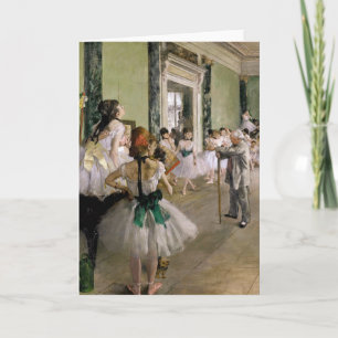 Edgar Degas - Der Tanzunterricht Karte