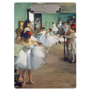 Edgar Degas - Der Tanzunterricht Klemmbrett