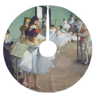 Edgar Degas - Der Tanzunterricht Polyester Weihnachtsbaumdecke
