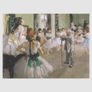 Edgar Degas - Der Tanzunterricht Seidenpapier