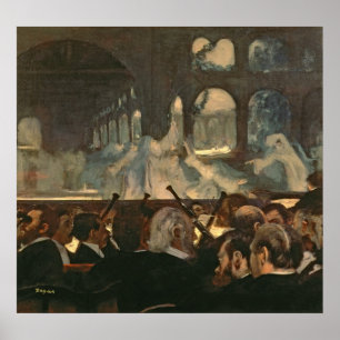 Edgar Degas Die Ballettszene, Meyerbeer-Oper Poster