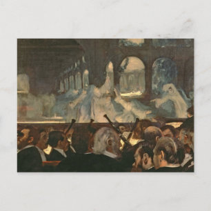 Edgar Degas   Die Ballettszene, Meyerbeer-Oper Postkarte