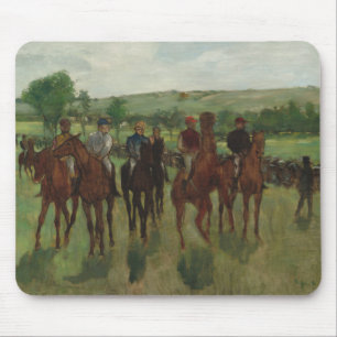 Edgar Degas  Die Fahrer Mousepad